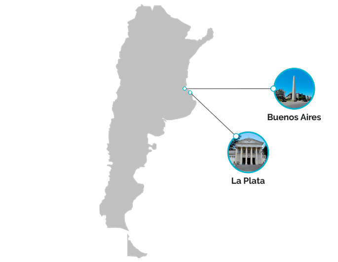 mapa estudair en argentina